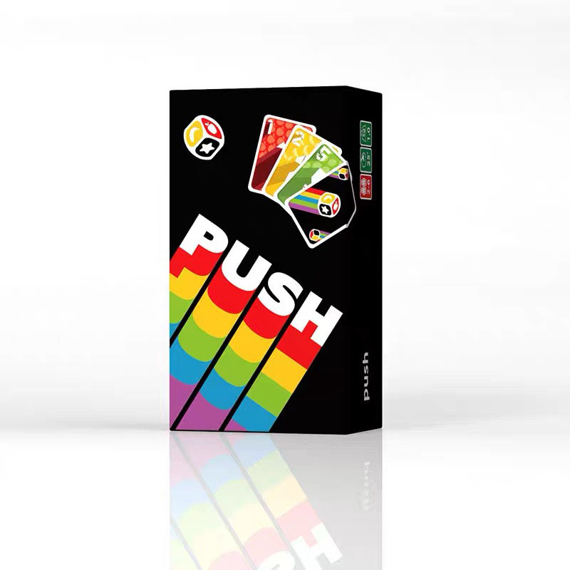Push Up Board - プッシュカードゲーム 大人とティーン向け 戦略ボードゲーム - 子供と大人向けのファミリーゲーム 対象年齢8歳以上