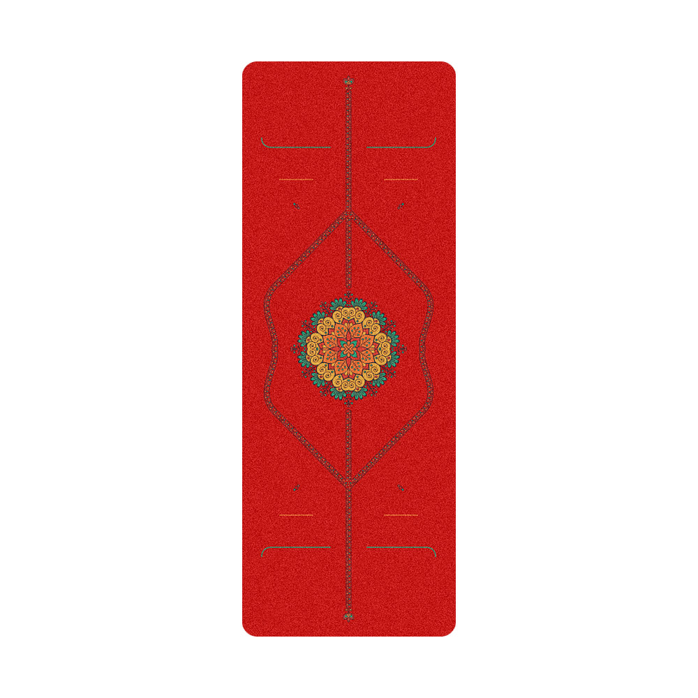 Zen Yoga Fitness - Zen rhyme-天然ゴム製のヨガマット,汗を吸収する,スポーツ,フィットネス,厚手のトレーニング,ジムのエクササイズ,体操用