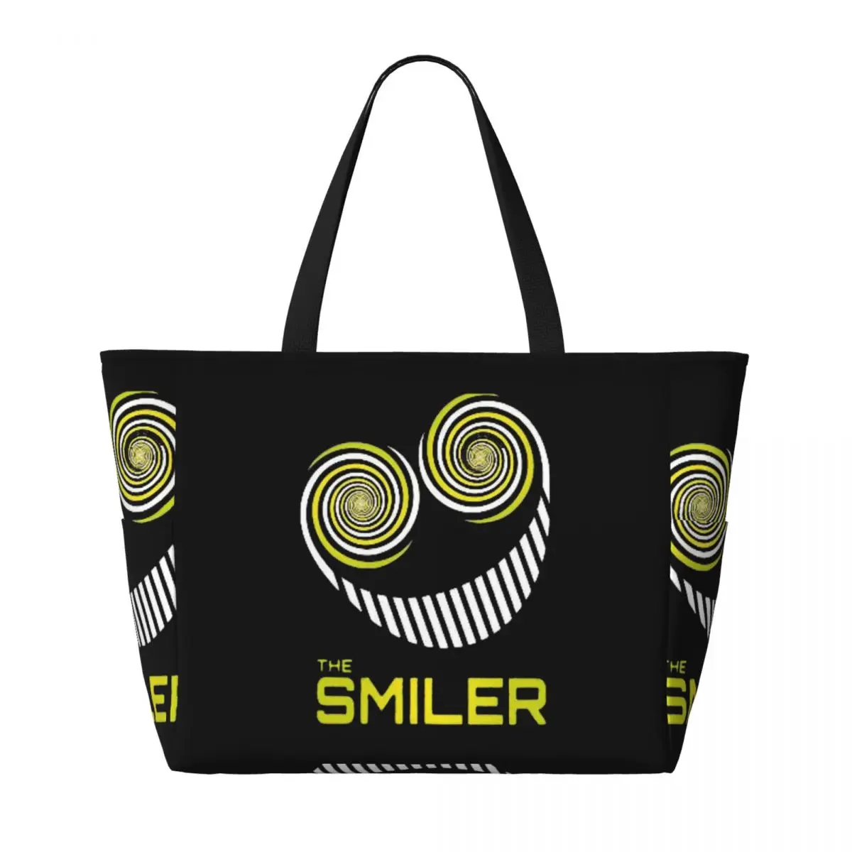 Yoga Fitness Merch - ザ・スマイラー・アルトンタワーズ・マーチ・イギリス版アクティブビーチトートバッグ・スポーツジムヨガダッフルラージトートバッグ・女性用トラベルバッグ・フィットネスバッグ