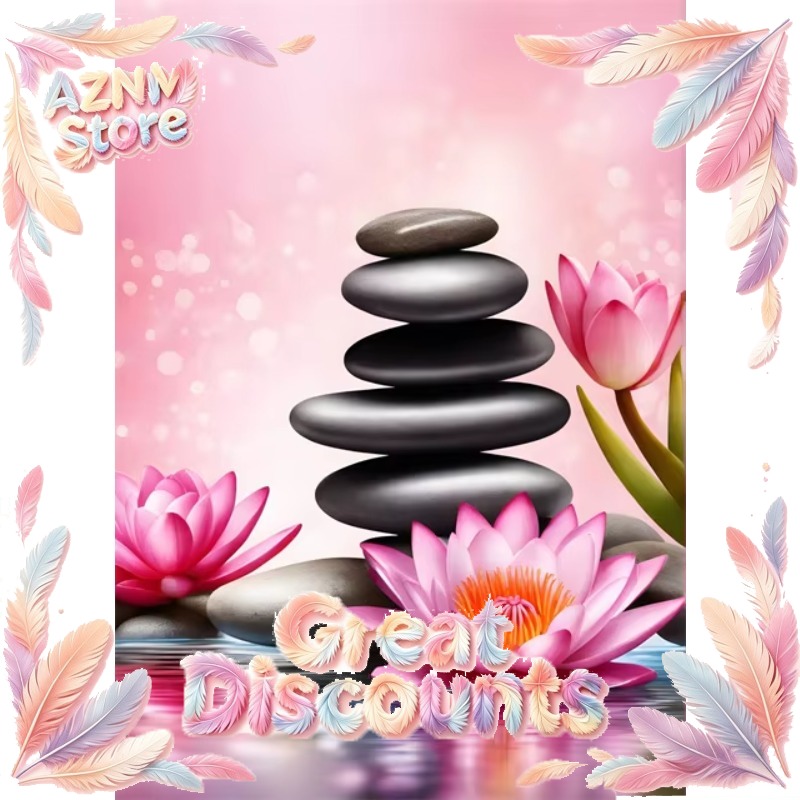 Zen Yoga Fitness - 2026 スパ禅桜リリーピンクロータスキャンバスプリントポスターアート絵画フィットネスヨガスタジオウォールアート装飾写真ホーム