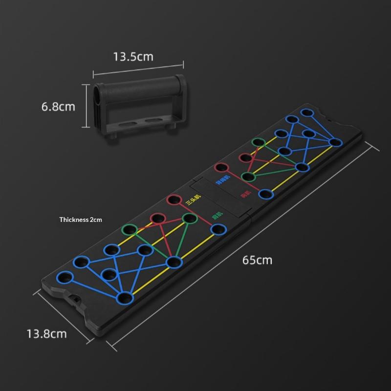 Push Up Board - ホームジム プッシュアップ 24穴 プッシュアップスタンド 1セット 多機能