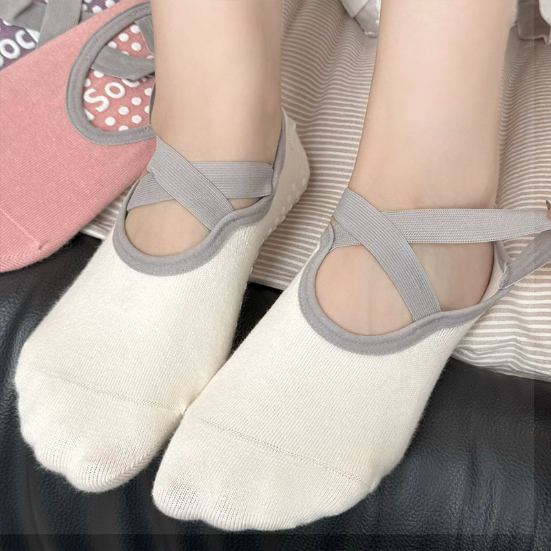 プロフェッショナル女性ヨガソックスシリコーン滑り止めバレエピ - Fitness Yoga のレビューと価格