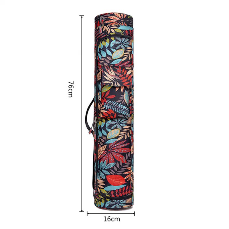 新しいフィットネスプリントヨガバッグ、ヨガマットバッグ、スポ - Yoga Fitness Mat のレビューと価格