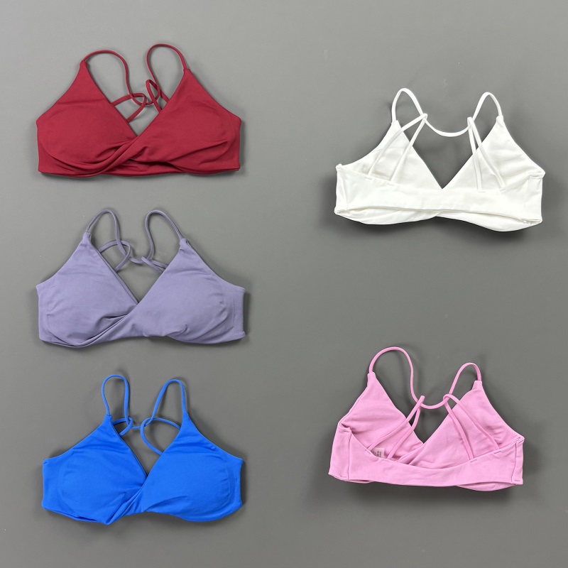 ビジョンウィメンズスポーツブラ Vネックツイストフロント細ス - Yoga Và Fitness のレビューと価格