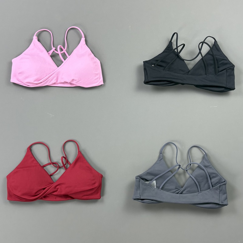 ビジョンウィメンズスポーツブラ Vネックツイストフロント細ス - Yoga Và Fitness のレビューと価格