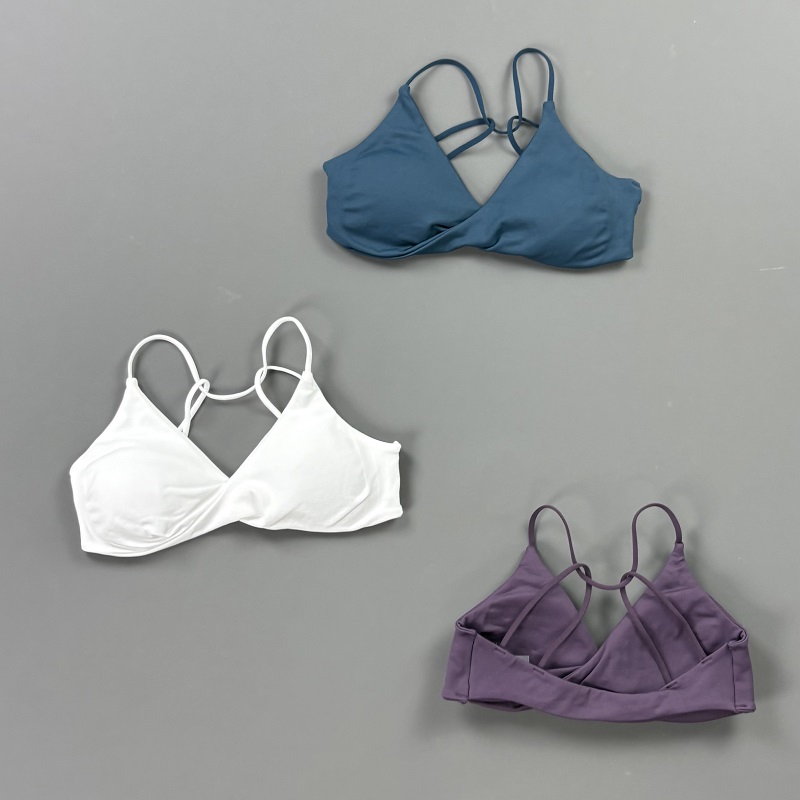 ビジョンウィメンズスポーツブラ Vネックツイストフロント細ス - Yoga Và Fitness のレビューと価格