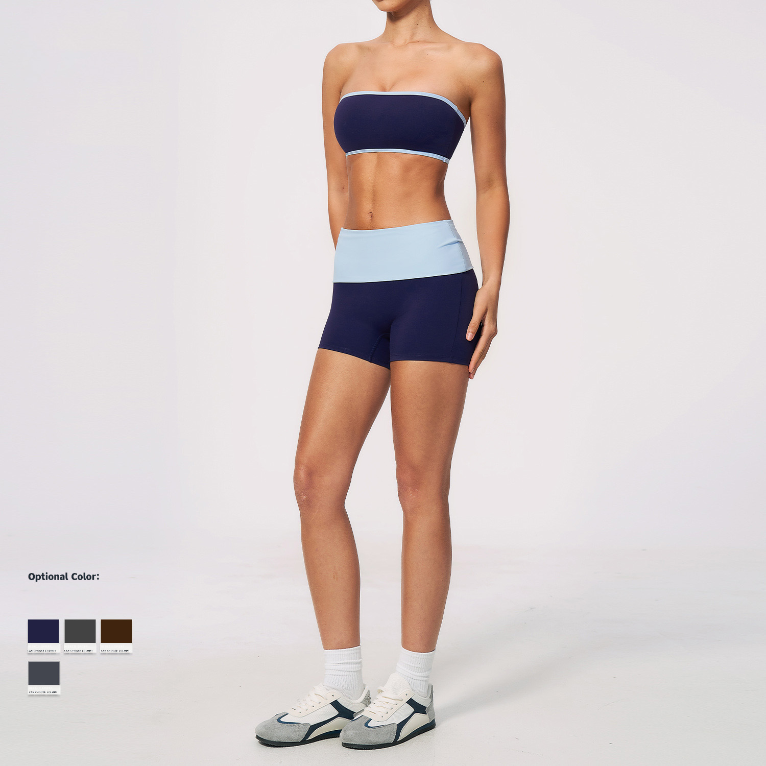 女性用ナイロン製ツーピースフィットネススポーツセット ワーク - Yoga Và Fitness のレビューと価格