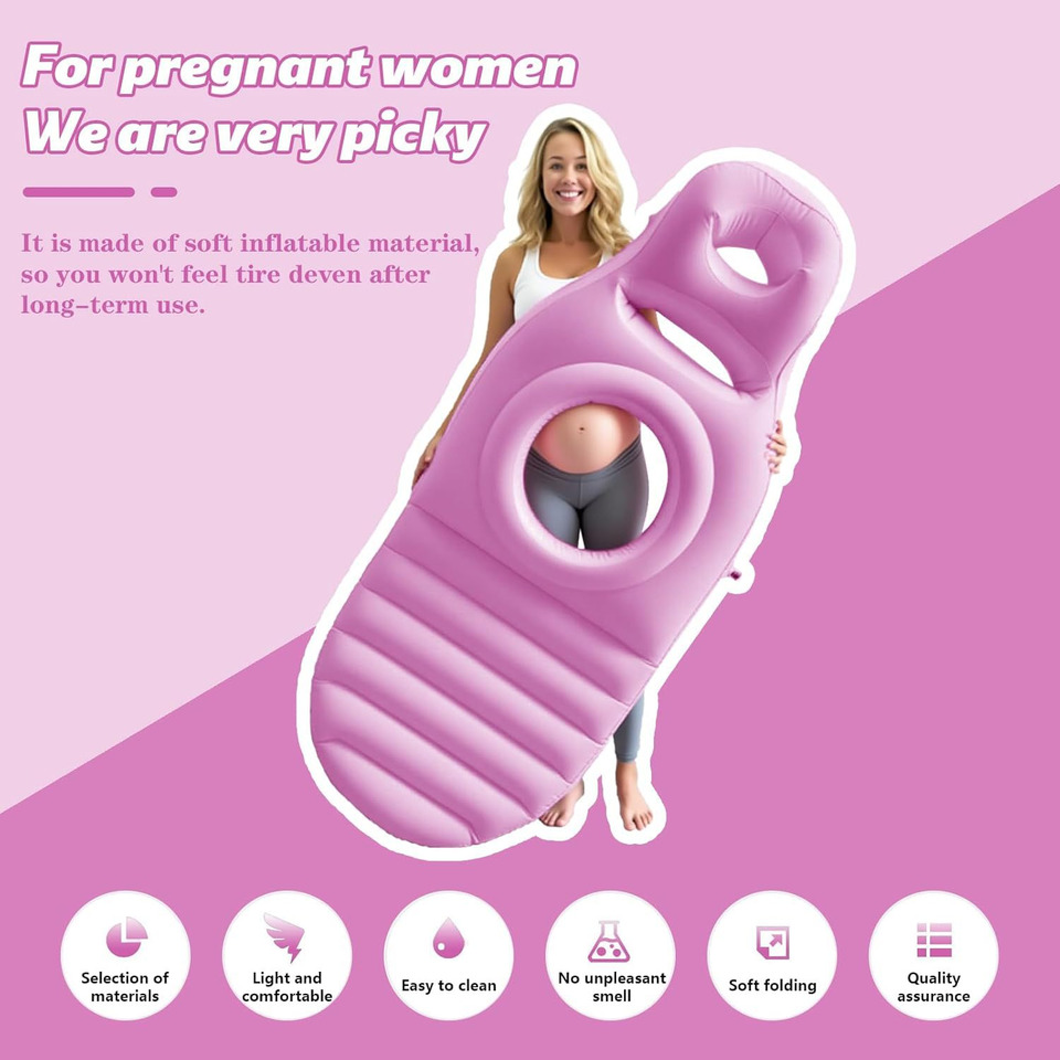 インフレータブル妊娠枕ヨガマット妊婦用インフレータブルマット - Yoga Fitness Mat のレビューと価格