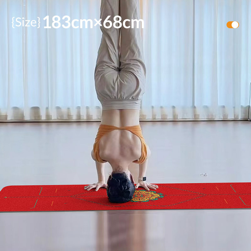 Zen rhyme-天然ゴム製のヨガマット,汗を吸収する,ス - Zen Yoga Fitness のレビューと価格