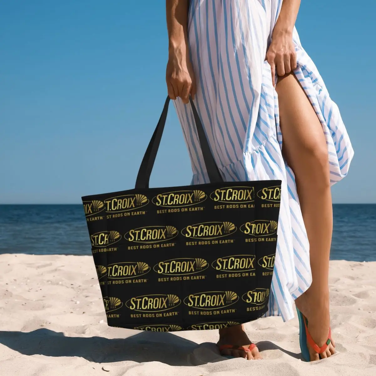 Life Love St Croix マーチ ビーチトートバ - Yoga Fitness Merch のレビューと価格