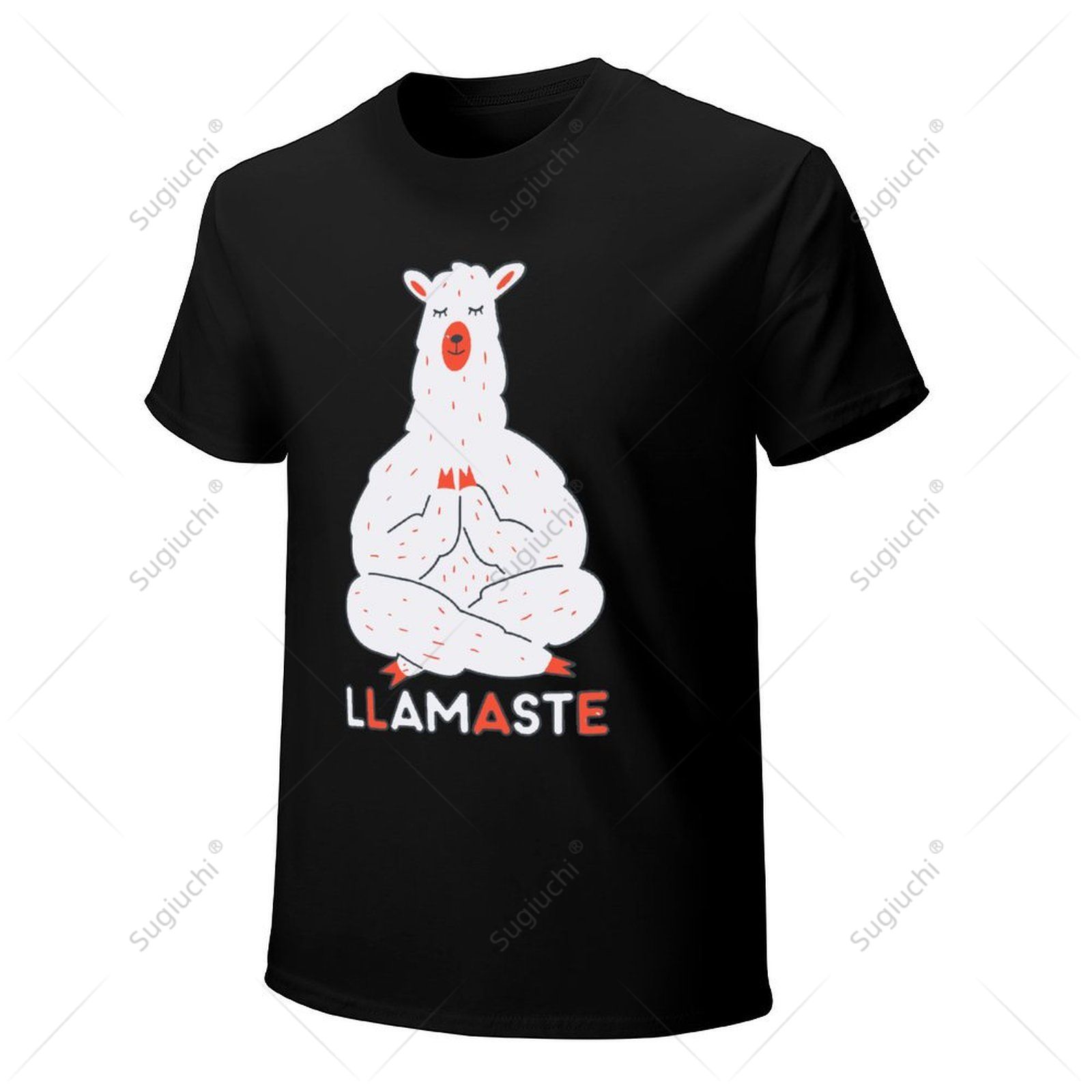 ユニセックス男性ラマステ面白い禅アルパカ Tシャツフィットネ - Zen Yoga Fitness のレビューと価格