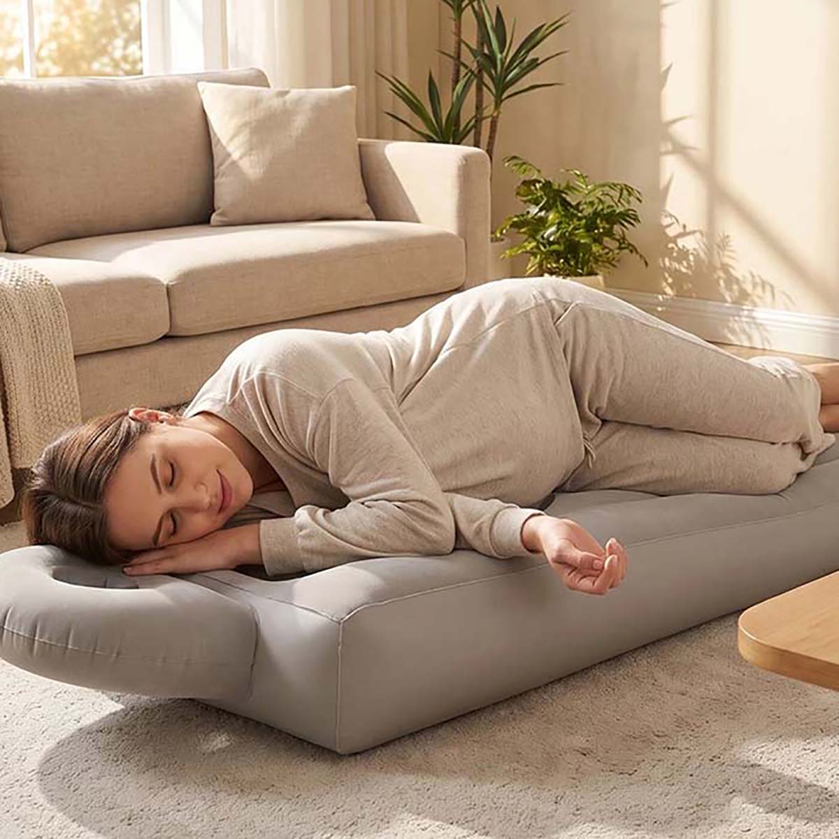 インフレータブル妊娠枕ヨガマット妊婦用インフレータブルマット - Yoga Fitness Mat のレビューと価格