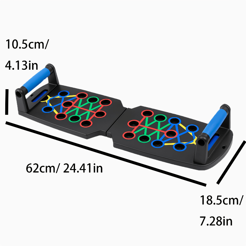 折りたたみ式マルチポジションプッシュアップボード カラーコー - Push Up Board のレビューと価格